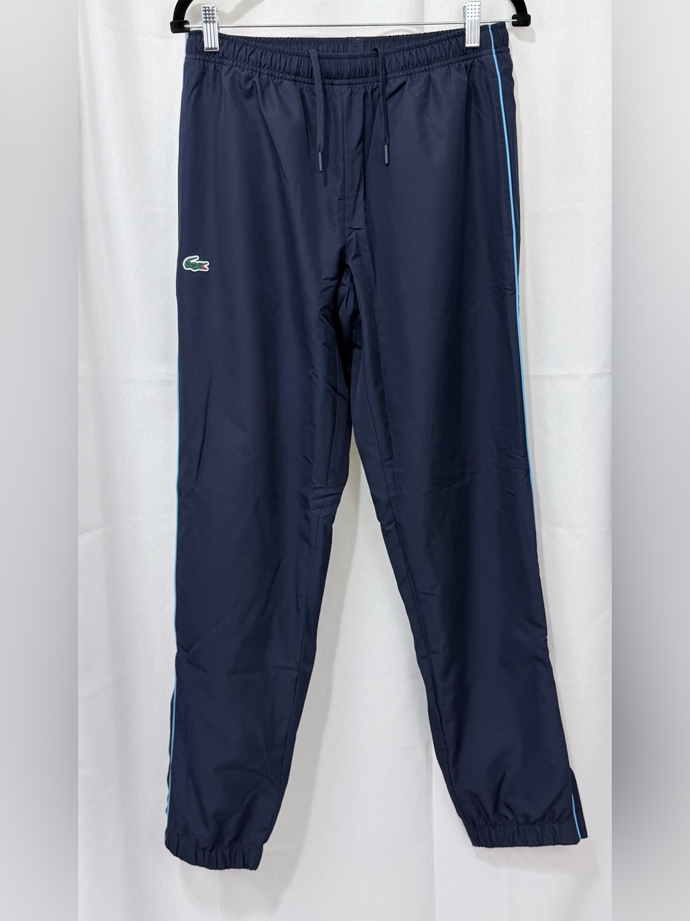 Lacoste Men's Navy, White &Light Blue Colorblock Windbreaker/Tracksuit Small NWT - Picture 12 of 14